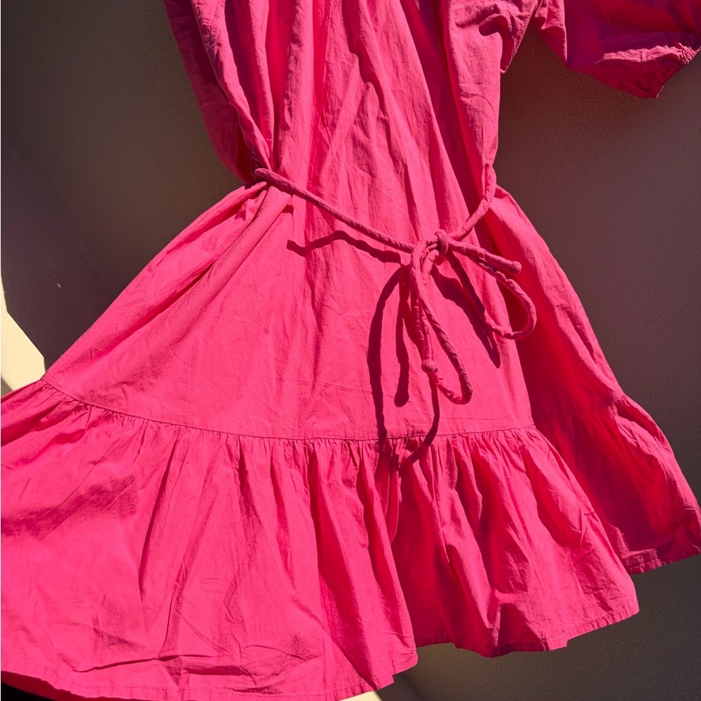 Apiece Apart Vibrant Pink Mini Dress - Picture 6 of 11